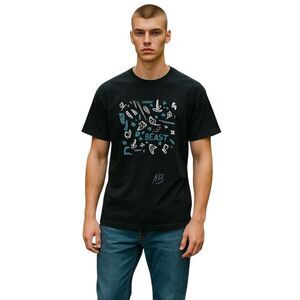 Mr. Beast Signed Black T-Shirt Size M